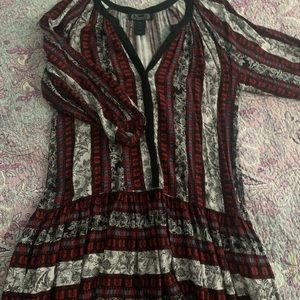 Juniors open shoulder dress